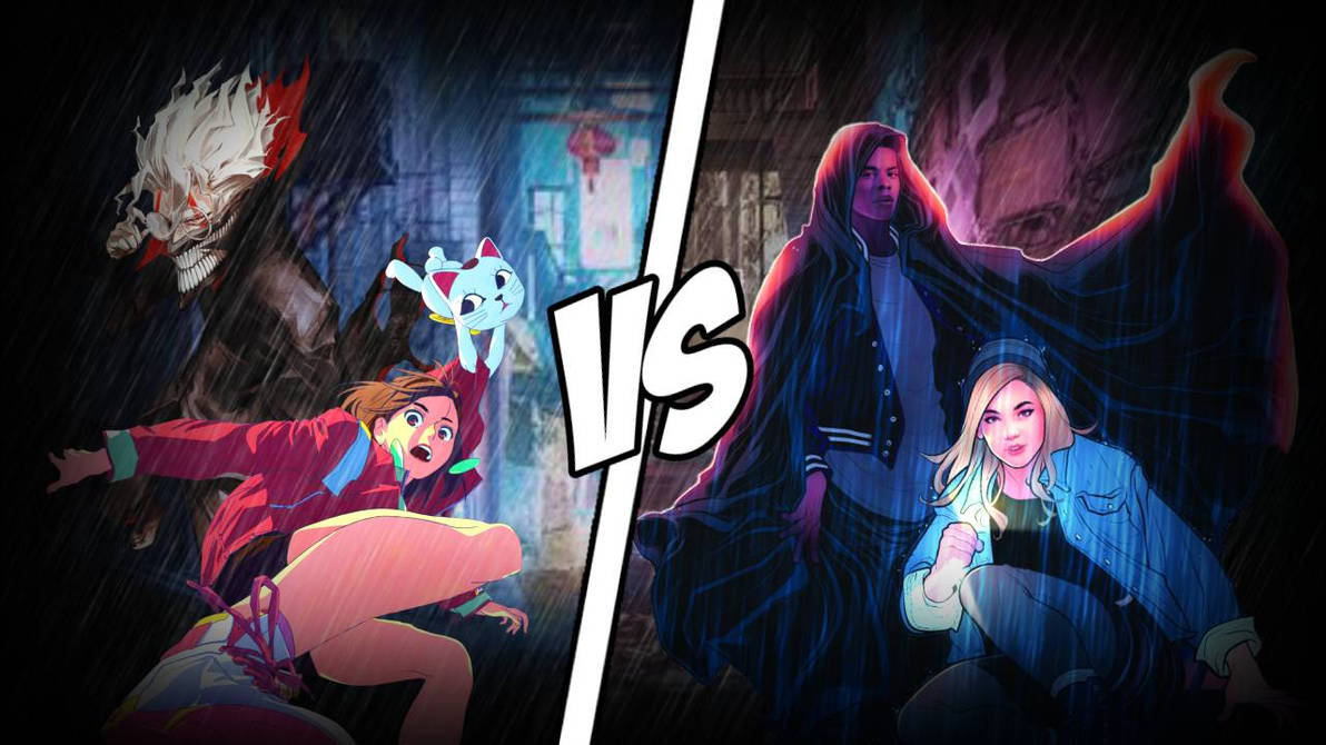 Okarun and Momo VS Cloak and Dagger by Y0urFr13ndlyDeadGuy on DeviantArt