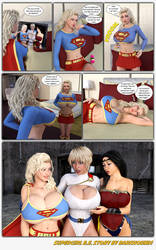 Supergirl and the pink kryptonite ... (IRay) by darkhound1