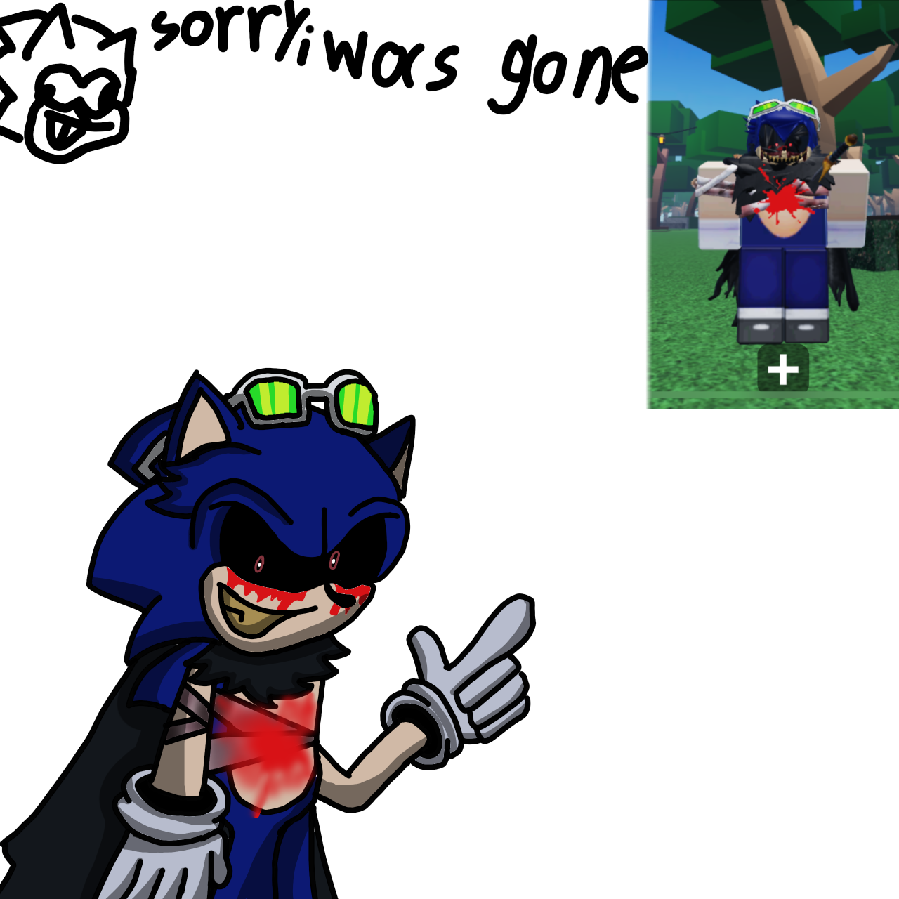 Sonic Exe Forsaken Remake cool Art By N1343 On DeviantArt sonic-exe-forsaken-remake-cool-art-by-n1343-on-deviantart