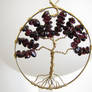 Garnet Tree of Life Pendant