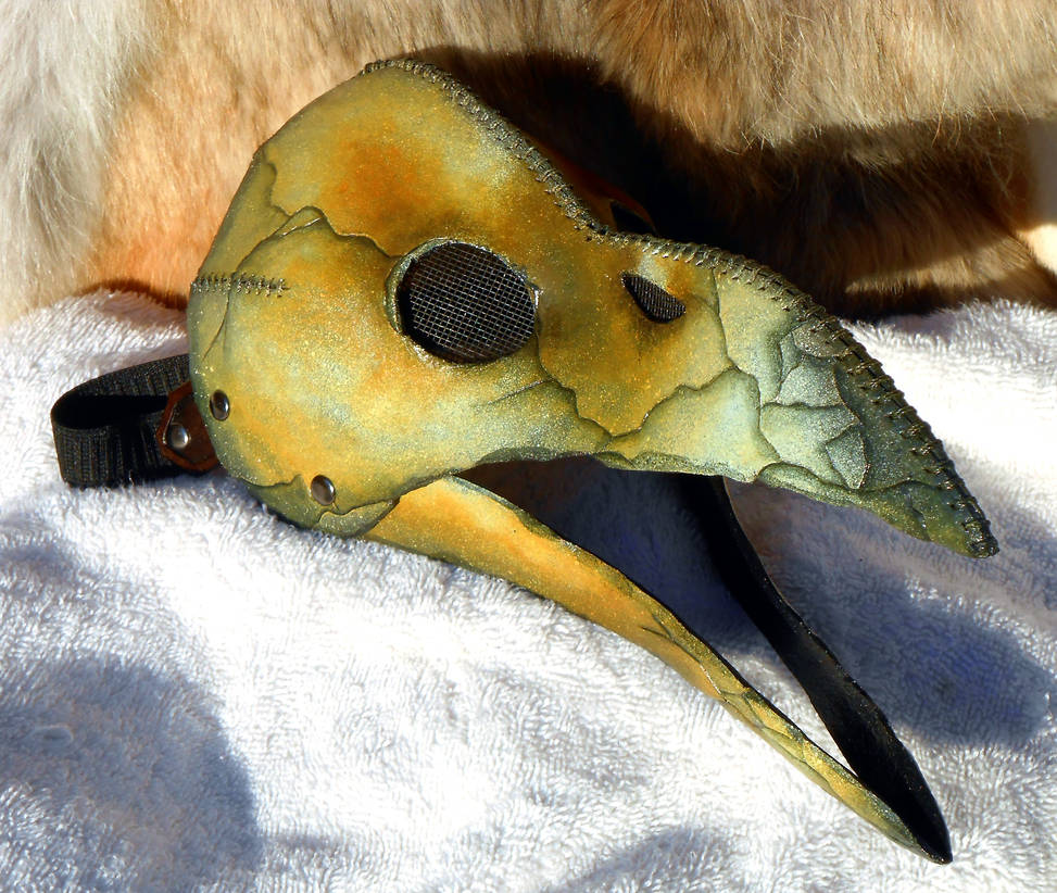 Leather Bird Skull Mask by atsed11 on DeviantArt