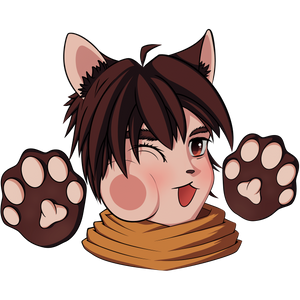 (furry sticker) cat man