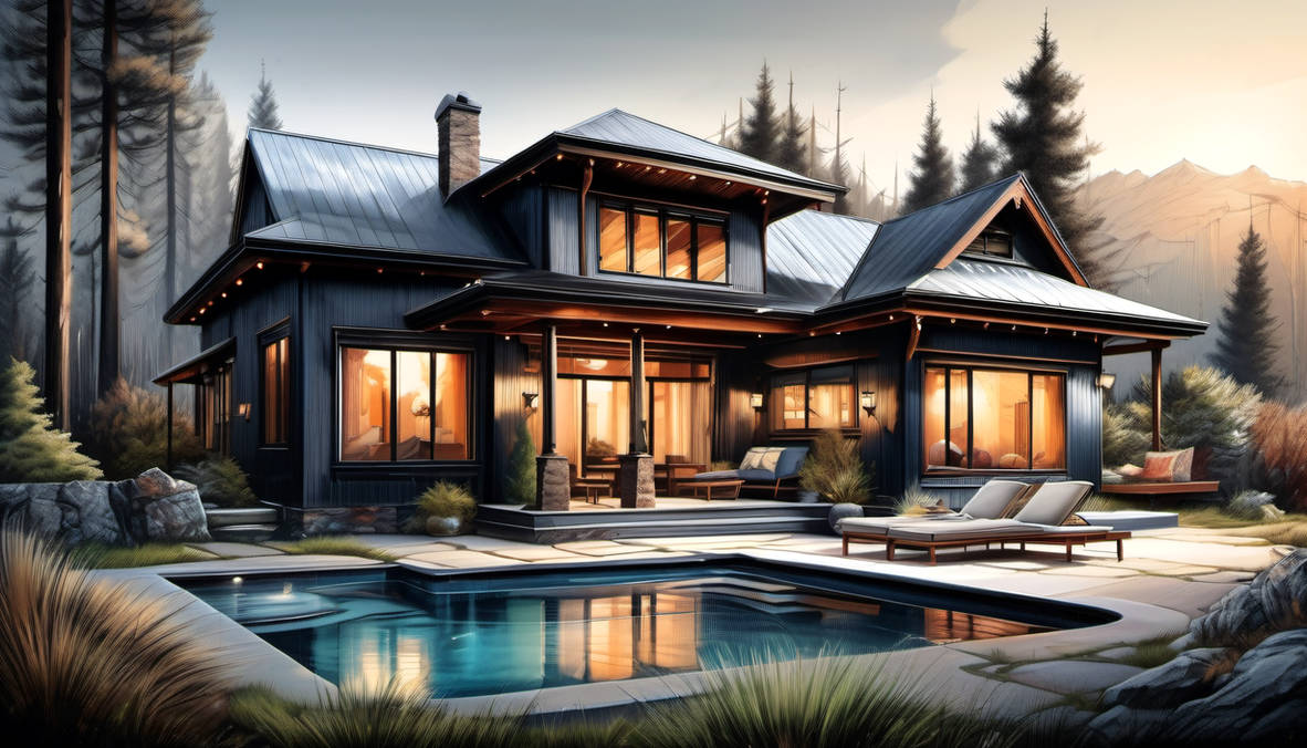 Luxurious Mountain Retreat by CpthHrlk on DeviantArt