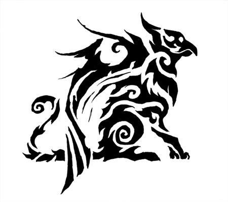 Gryphon tattoo