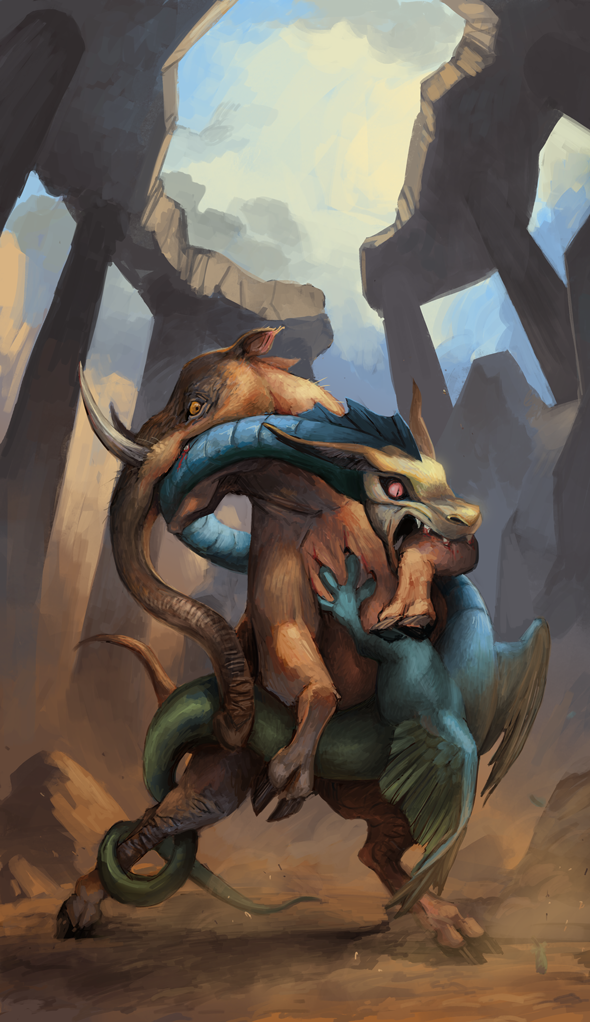 Elephant vs. Dragon