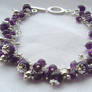 Amethyst and Sterling bracelet