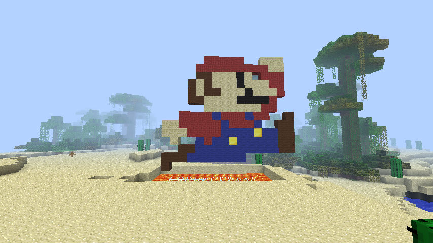 Mario in MineCraft Classic by zerodecoole on DeviantArt