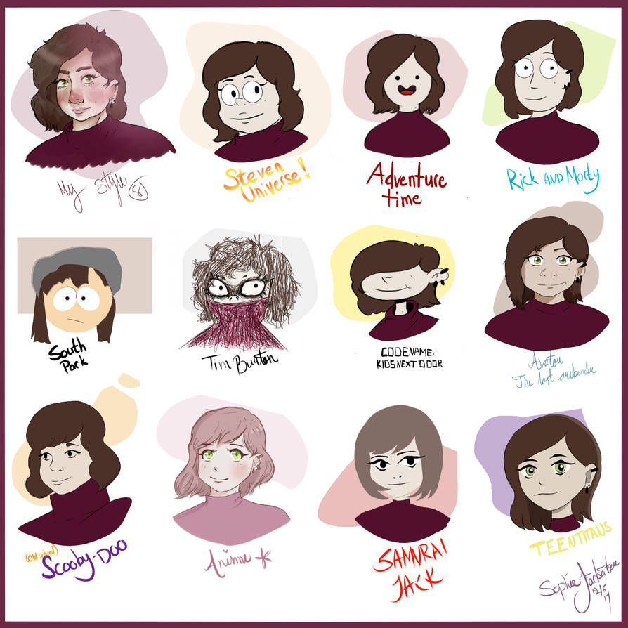 *12* ART STYLE CHALLENGE by Drawing-Soul on DeviantArt