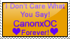 CanonxOC Stamp by Dragara