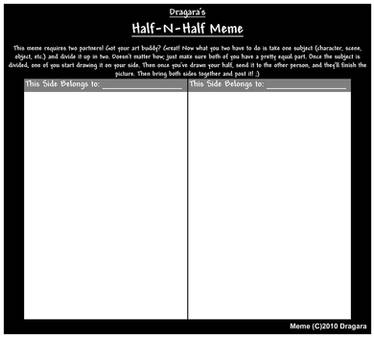 Half-N-Half Meme .:BLANK:.