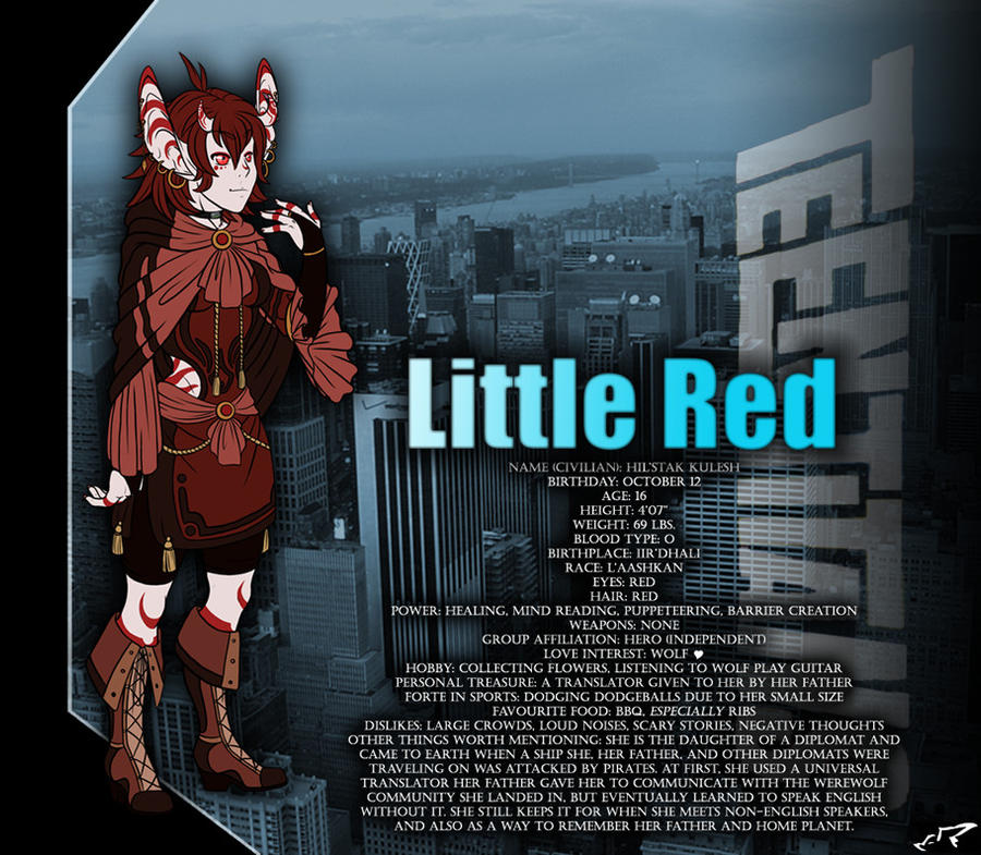 Little Red Note Profiles Little Red CTTOC Profile by Dragara on DeviantArt