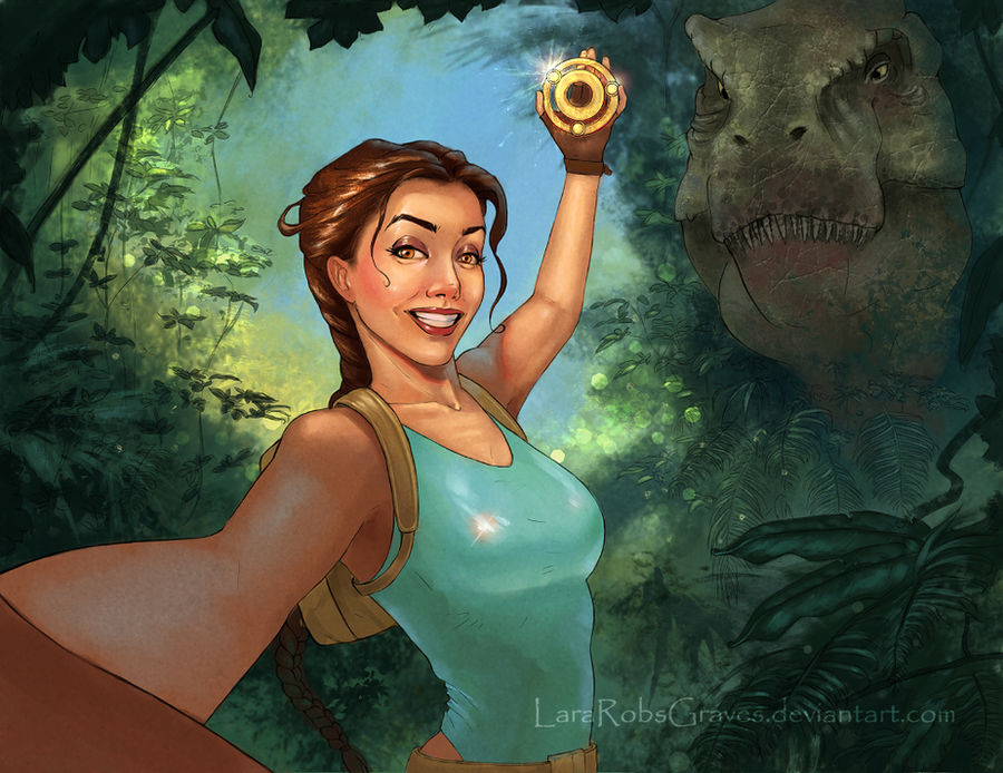Selfie Raider: Look what I found! by LaraRobsGraves