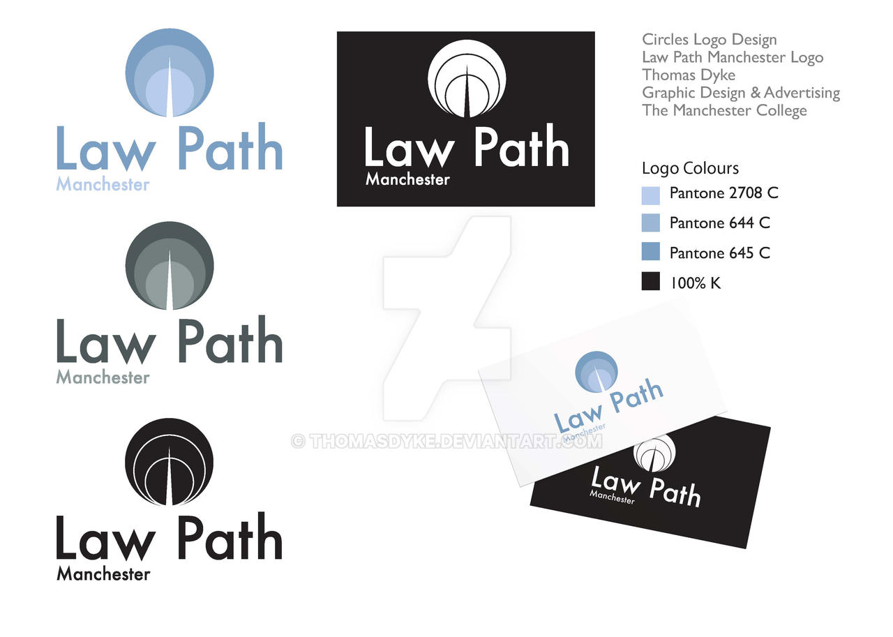 Law Path Manchester Logo Design 4