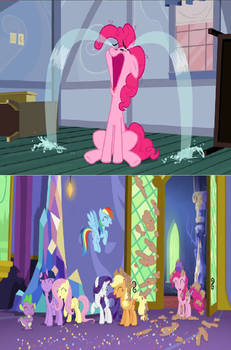 The Mane Six laughs at Herself crying 2