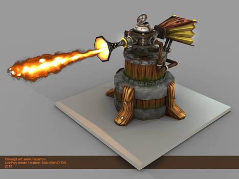 Steampunk Flamethrower