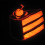 Portal Cake Jack-o-lantern