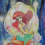 Watercolor Ariel The Little Mermaid (Disney)