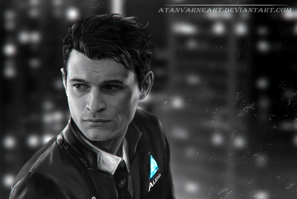 Connor. Detroit: Become Human. by AtanvarneArt