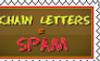 Stamp - Chain Letters = Spam