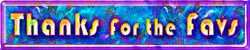 Banner - Thanks for the Favs