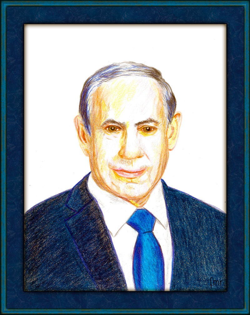 Benjamin Netanyahu by fmr0