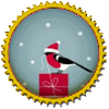 Stamp - Small XMas Birdy by fmr0