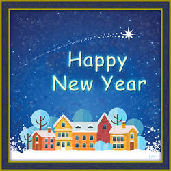 Greeting Card - Happy New Year