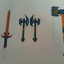 Saurian Knights: Weapon set 1