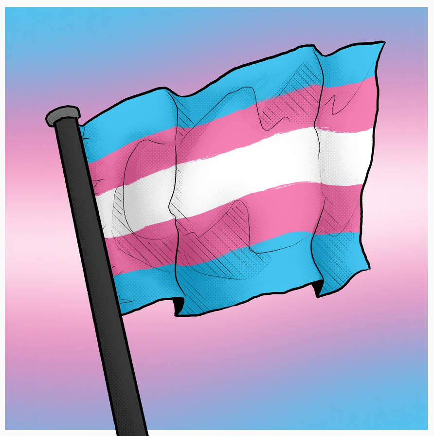 Trans Flag by ArtsyArcticTiger on DeviantArt