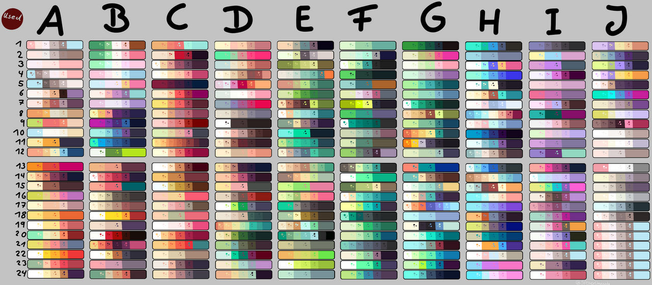 Read Color Image Color Palette Challenge - (read desc) by NinaIstMe on DeviantArt