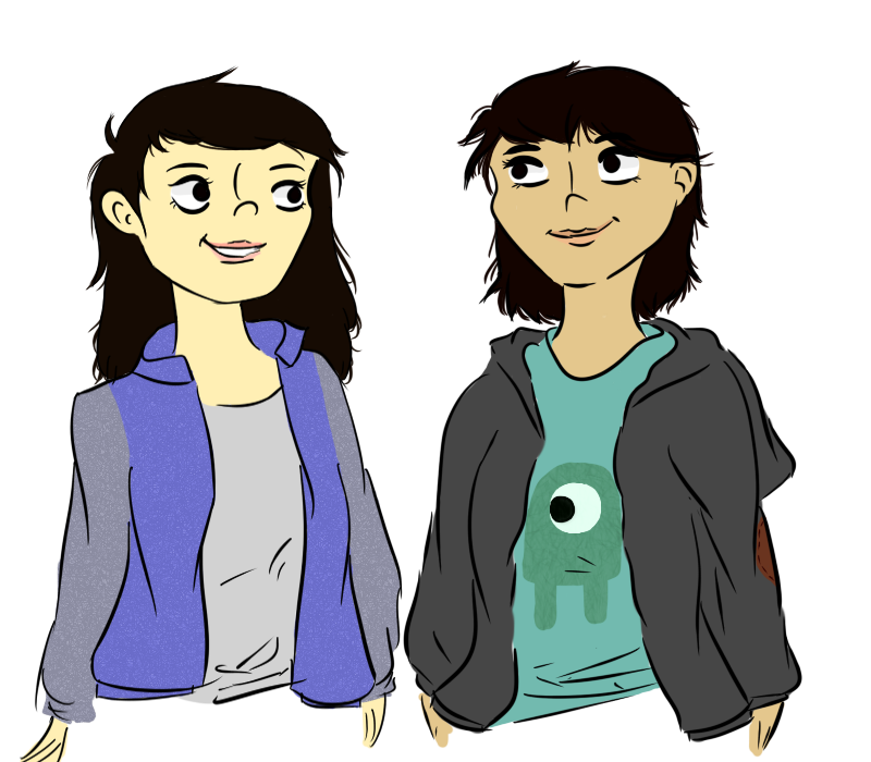 My sister's OC and mine