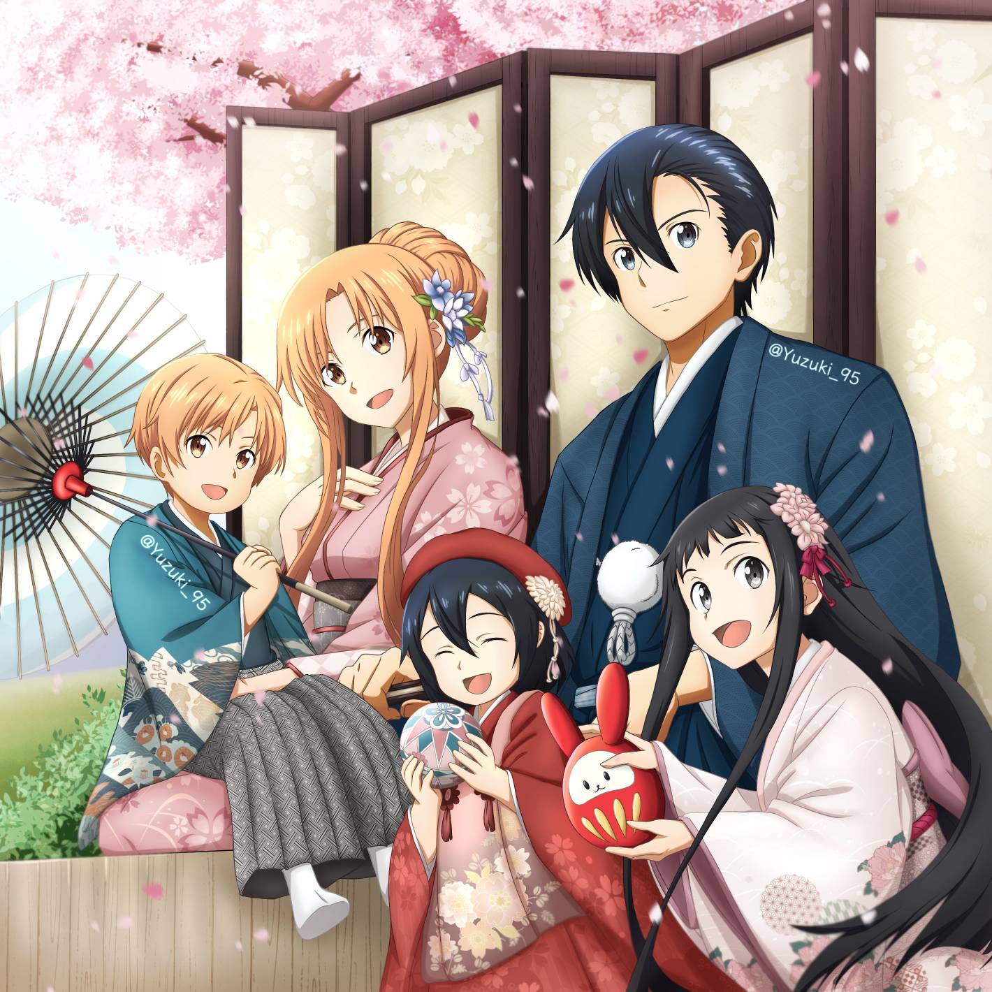 Kirisuna Family Happy New Year 2023 by Azmezilla on DeviantArt