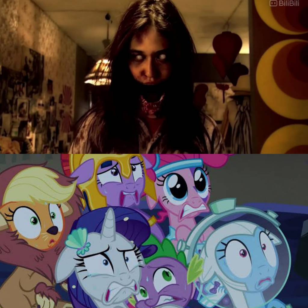 The Mane 6 Scared Ghost Rahtree Revenge by Azmezilla on DeviantArt