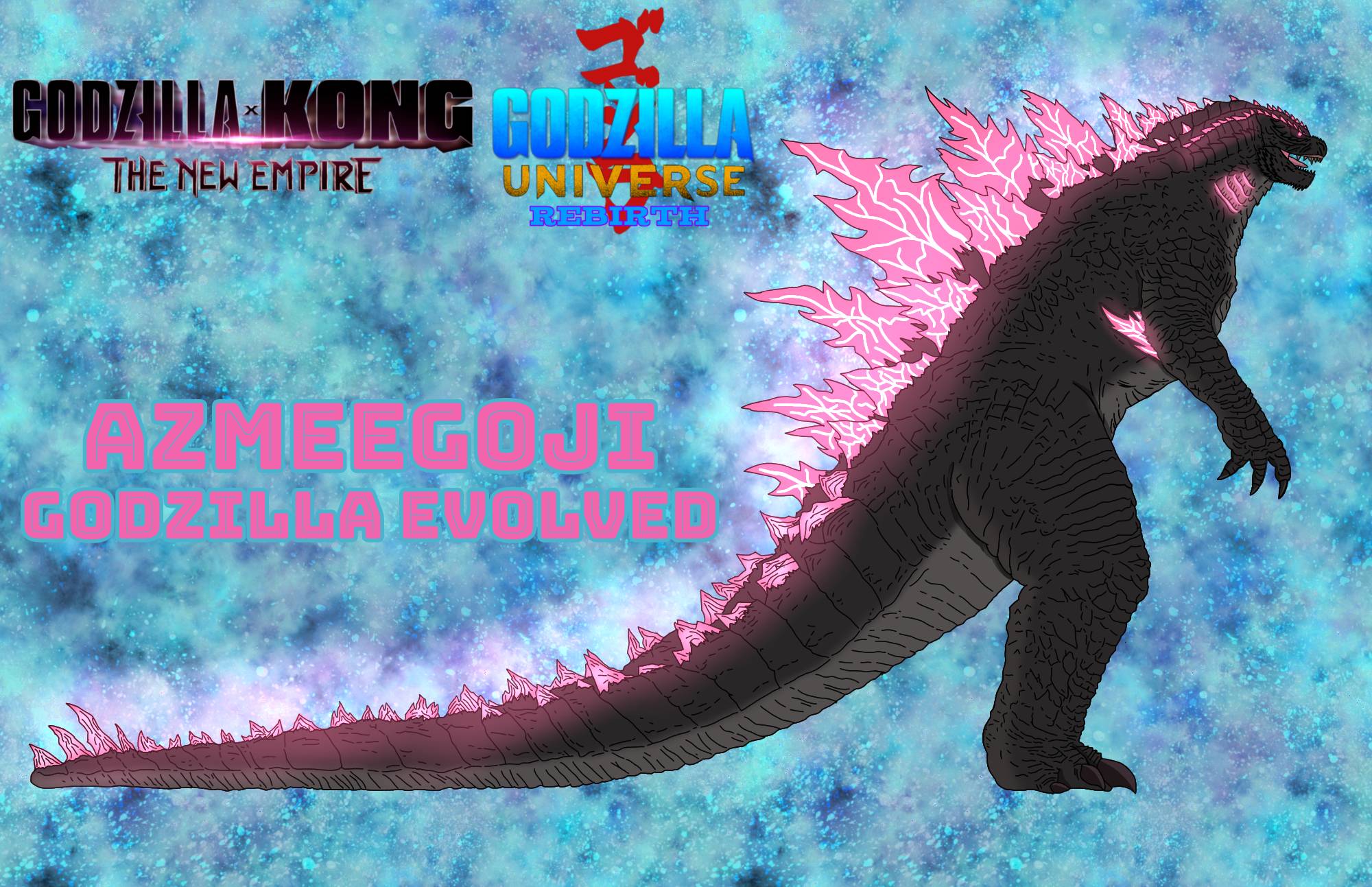 AzmeeGoji Evolved (Godzilla Evolved) V2 Art by Azmezilla on DeviantArt