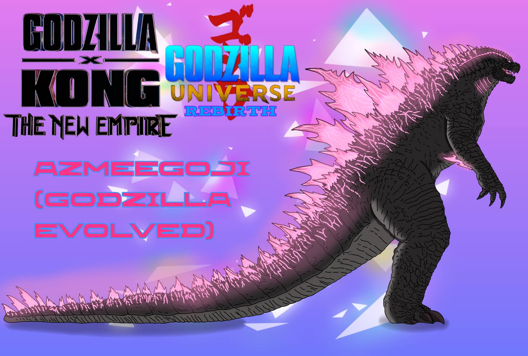Godzilla Evolved (AzmeeGoji) Update V3 Art by Azmezilla on DeviantArt