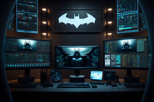 Lexther666 the dark batcave of batman with compute