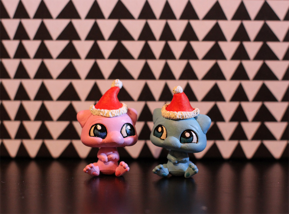 Christmas Mews (LPS customs) by pia-chu on DeviantArt