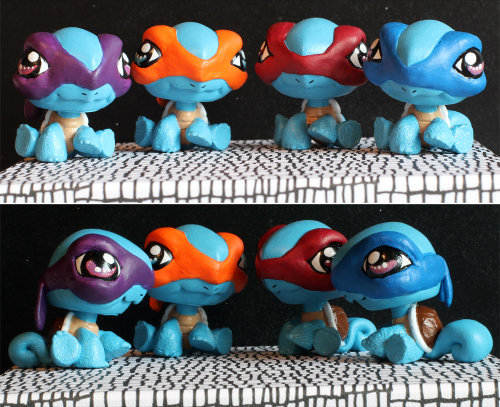 Teenage Mutant Ninja Squirtles LPS customs