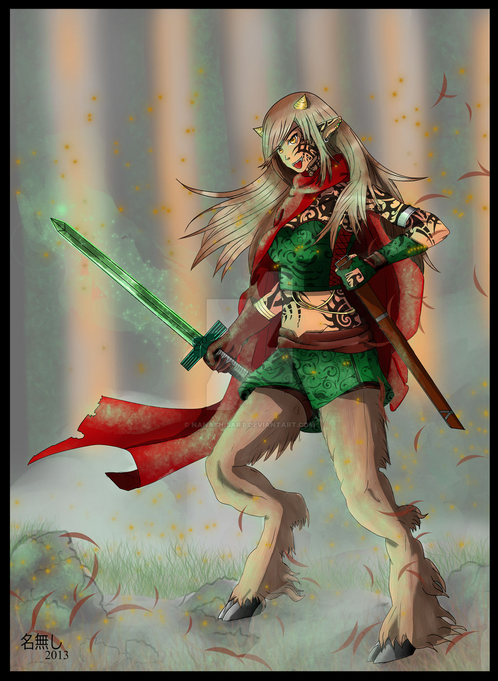 Female Faun by NanashisART on DeviantArt