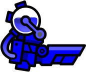 Blue Square as Geometry Dash (Jetpack) by Matthewmorgan1 on DeviantArt