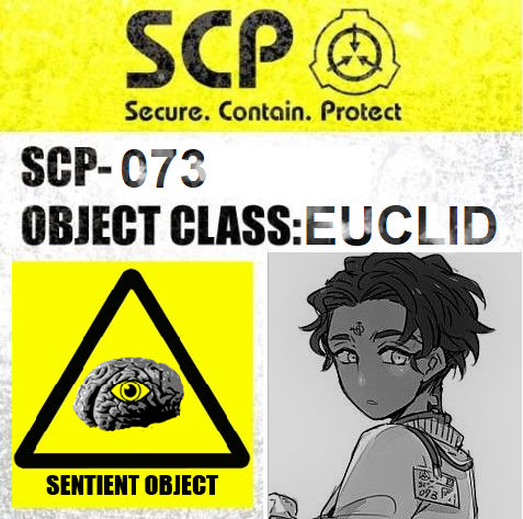 SCP-073 Sticker by Kuukikyu