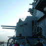 USS Missouri Port Waist Guns