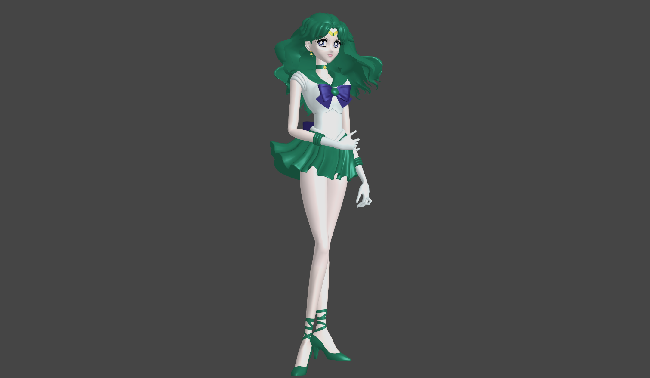 Sailor Neptune Manga mesh mod