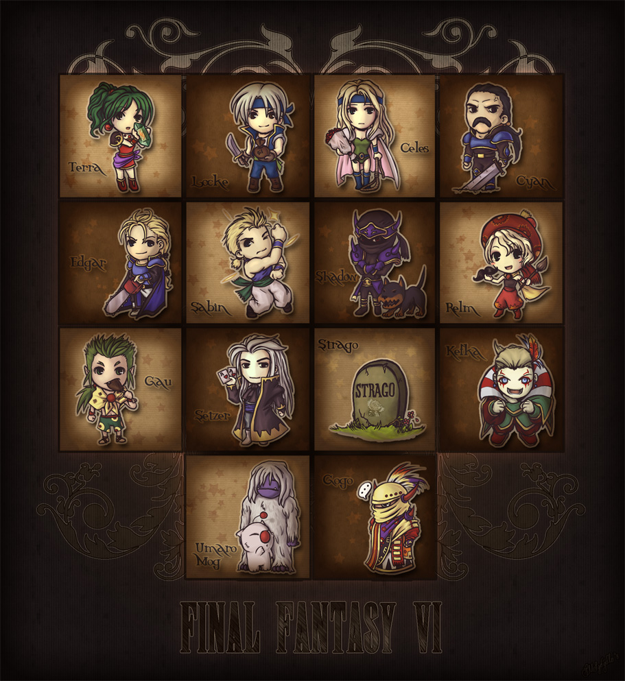 Final Fantasy VI SD Mural