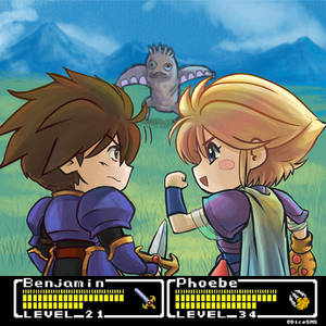 Final Fantasy Mystic Quest - Phoebe + Benjamin