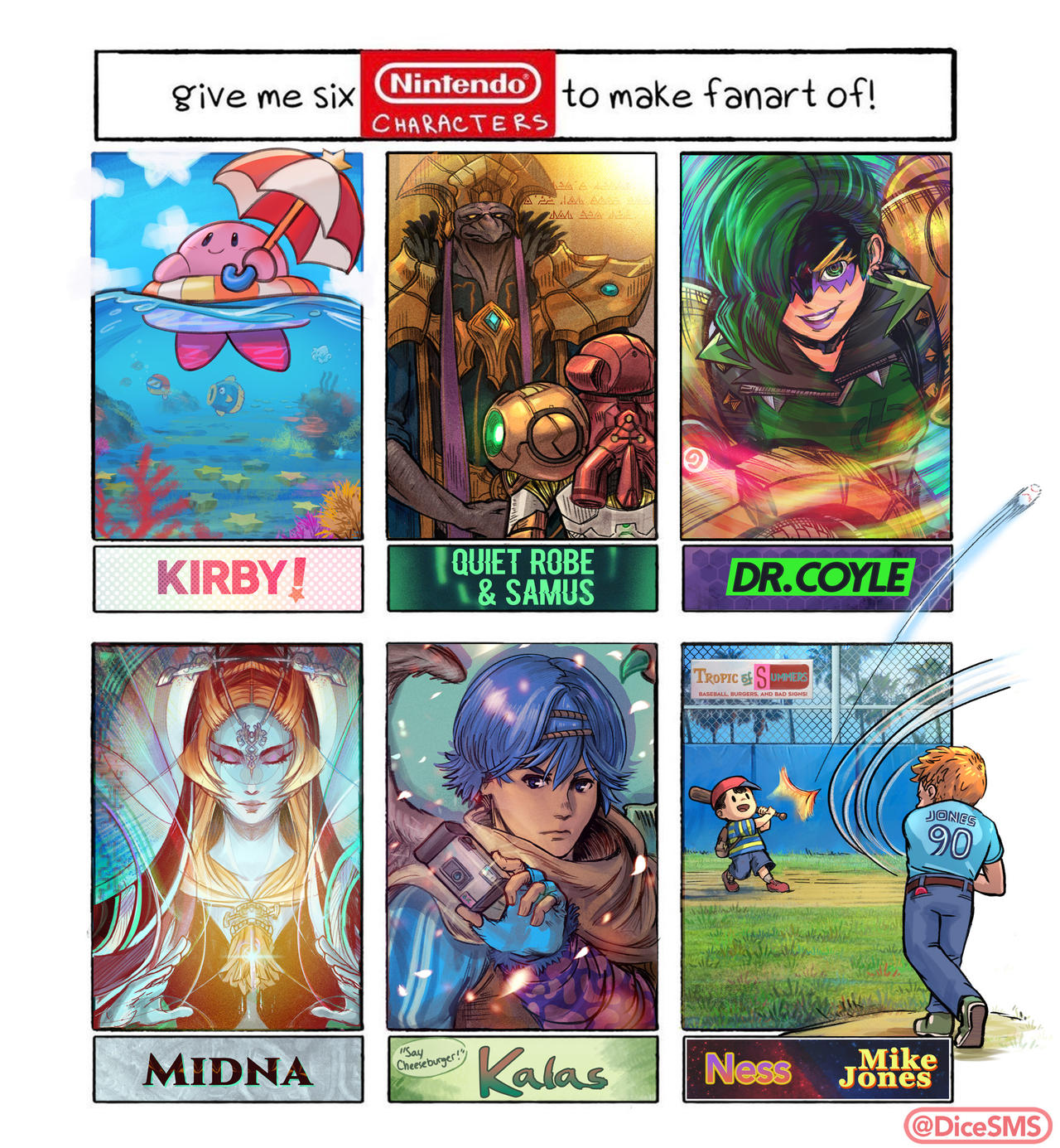 6 Nintendo Fanarts (Part 1) by DiceSMS on DeviantArt