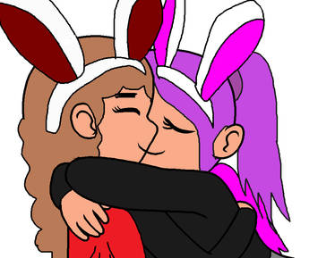 Danita As Spauby And Carmen as Cewdy (Kiss 2029)