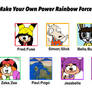 Cast Meme Rainbow Force (Style Danita)
