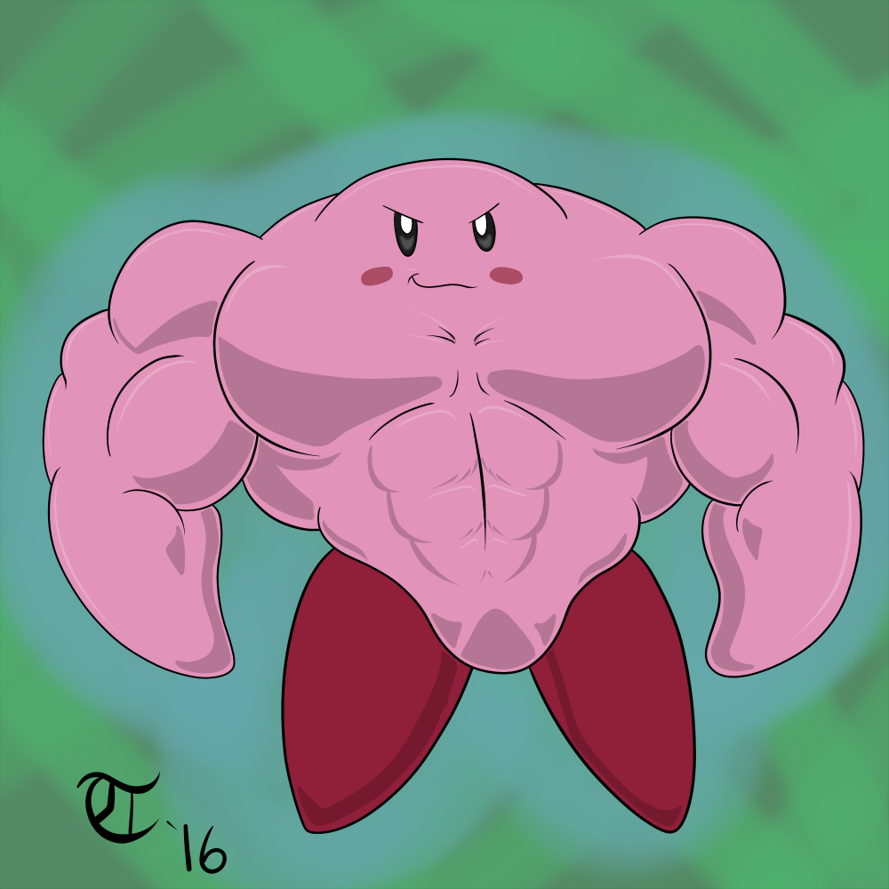 Kirby With Muscles