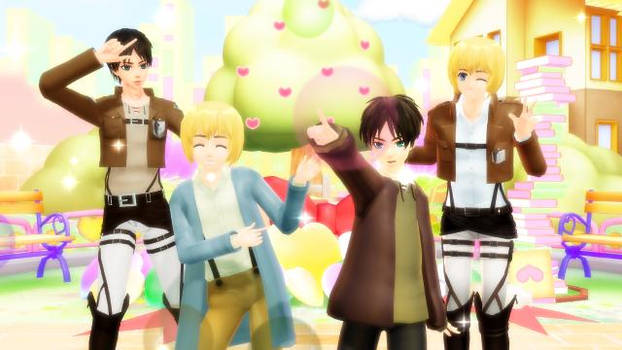 [MMD] Eren Armin-Ton Ton Mae